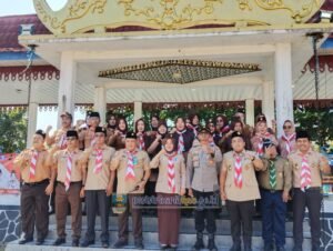 Kwartir Ranting Gerakan Pramuka Kecamatan Pesisir Tengah Gelar Upacara Peringatan Hari Pramuka Ke 63