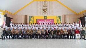 Pj. Bupati Langkat Faisal Hasrimy Kukuhkan 58 Anggota Paskibraka: Ini Tugas Mulia Pada HUT RI ke-79