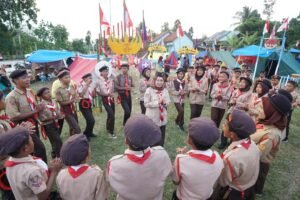 Ketua Kwarcab Hadiri Pembukaan Perkemahan Kwaran Bangkunat