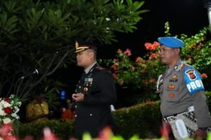 AKBP Lilik Ardiansyah Pimpin Apel Penghormatan dan Renungan Suci Dalam Rangka Peringatan HUT RI Ke-79 di Purwakarta