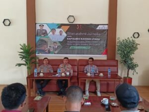 Ciptakan Pilkada Damai Tahun 2024,Kapolres Kabupaten Kayong Utara,AKBP. Donny Molino Manoppo.S.H.,S.I.K.,M.S.I.-Silahturahmi Bersama Para Media Di Kabupaten Kayong Utara.