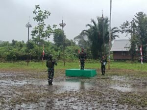 Habema Task Forces Held Ceromony In Mumugu Village To Commemorate The Independence Day Of The Republic Of Indonesia