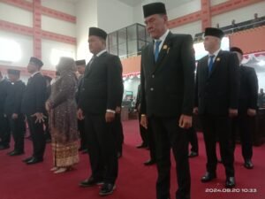 DPRD Pesawaran Gelar Rapat Paripurna Pengucapan Sumpah Janji Anggota DPRD Periode 2024-2029