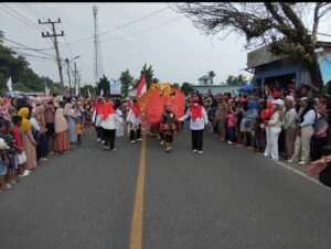 Karnaval HUT Kemerdekaan RI Ke 79 di Kabupaten Pesisir Barat Menarik Dan Meriah