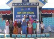 Sambut Hari Lalu Lintas ke-69, Sat Lantas Polres Langkat laksanakan Donor Darah.