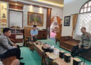 Kapolsek Mojoroto Kompol Ernawan, S.H., Sambang Silaturahmi Dengan KH Abu Bakar Abdul Jalil