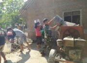 Babinsa Bergotong Royong Bersama Warga, Bangun Talud untuk Cegah Bencana dan Tingkatkan Kesejahteraan