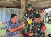 Dedikasi Satgas Yonarmed 11 Kostrad Berikan Pengobatan Gratis Kepada Masyarakat di Perbatasan RI-Malaysia