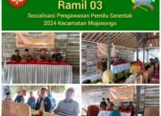 Danramil Mojosongo Turut Hadiri Sosialisasi Pengawasan Pemilu