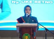 Ny. Uke Retno Faisal Hasrimy Lantik Dua Ketua TP PKK Kecamatan, Dorong Percepatan kesejahteraan keluarga.