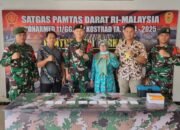 Cegah Malaria, Prajurit Satgas Yonarmed 11 Kostrad Jalani Pemeriksaan