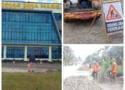 Perawatan Jalan Swakelola Dari Dinas PU Propinsi Lampung Di Duga Di Kerjakan Asal-Asalan.