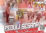 Personel Polsek Tambora Berbagi Kebahagiaan Melalui Giat Celengan Anak Yatim