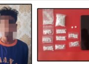 Seorang Pemuda Berinisial JP, 18 tahun Ditangkap Petugas Buser Satresnarkoba Polres Kediri