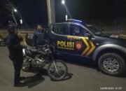 Dini Hari, Kabag Ops Polres Kediri Kota Lakukan Pengecekan Patroli Polsek Jajaran
