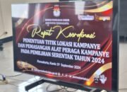 Polres Purwakarta Ikuti Rakor Penentuan Titik Lokasi Kampanye Pilkada 2024 Di KPU