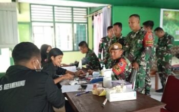 Satgas Yonarhanud 15/DBY Laksanakan Donor Darah