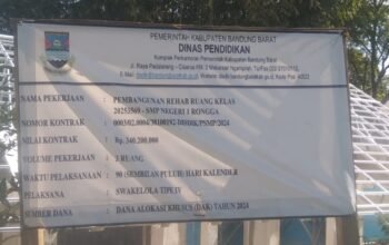 Pembangunan Rehab Atap Sekolah Diduga Tidak Sesuai RAB