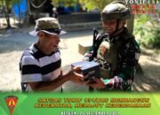 Pererat Silaturahmi, Satgas Yonif 131/Brs Anjangsana Ke Rumah Warga Kampung Ujung Karang