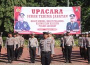 Pimpin Upacara Sertijab Kasat Dan Kasi, Kapolres Langkat Berharap 2024 Harus Lebih Baik