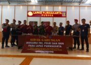 Sinergitas, Polres Purwakarta Ikuti Razia Gabungan Di Lapas Kelas IIB Purwakarta