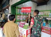 Babinsa Sambangi Para Penjual Di Pasar Tradisional