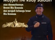 Membanggakan, Mayjen TNI Rudy Saladin Terima Brevet Hiu Kencana