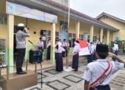 Tingkatkan Disiplin Lalu Lintas Pelajar, Satlantas Polres Pringsewu Gelar Edukasi di SMPN 3 Pringsewu