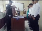 Wali Nagari Durian Kapeh Melantik Tiga Kepala Kewilayahan Satu KAUR Nagari Tanjung Mutiara Kabupaten Agam Sumatera Barat