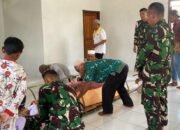Hadiri Pemakaman Warga Binaan Wujud Kepedulian Satgas Yonif 131/BRS