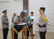 Kapolres Kediri Kota Pimpin Sertijab Kasatintelkam Polres Kediri Kota