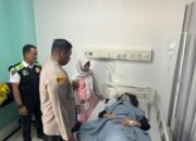 Polres Kediri Beri Trauma Healing Bagi Korban Keracunan Massal di Badas