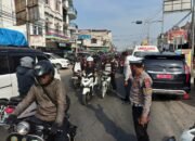 Polres Pringsewu Amankan Kunjungan Kerja Pj. Gubernur Lampung di Bumi Jejama Secancanan