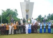Dalam Rangka HUT TNI ke-79 Satgas Pamtas Yonarmed 11 Laksanakan Ziarah di TMP Jaya Sakti Nunukan