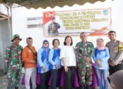 TMMD ke-122 Kodim 0809/Kediri bersama Pemkab kediri Gelar Penyuluhan Pencegahan Stunting dan Pelayanan KB.