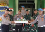 HUT TNI Ke-79, Polres Purwakarta Beri Kejutan Ke Markas TNI Di Kabupaten Purwakarta