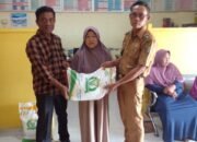 PEMDES Margodadi Way lima Salurkan Beras Bantuan Pangan Ke 148 KPM