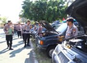 Cek Ranmor Dinas, Polres Magetan Pastikan Kesiapan Pengamanan Pilkada 2024