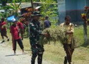 Terus Jalin Silaturahmi, Satgas Yonif 512/QY Sambangi Rumah-Rumah Warga