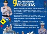 Polres Pesisir Barat Gelar Operasi Zebra Krakatau 2024: Fokus pada 9 Pelanggaran Lalu Lintas