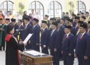 Kapolres Langkat Hadiri Pelantikan Anggota DPRD Periode 2024-2029
