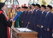 Pj Bupati Langkat Tekankan Sinergitas DPRD Dan Kepala Daerah Pada Pelantikan 50 Anggota DPRD Langkat Periode 2024-2029
