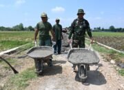 Warga antusias dukung Satgas, Danramil 04 Tawangsari Optimis Sasaran Fisik TMMD selesai tepat waktu