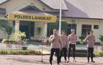 Polres Langkat Siap Amankan Pelantikan Presiden dan Wakil Presiden RI Terpilih di Kabupaten Langkat