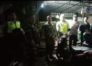 Ciptakan Kondusifitas Wilayah Babinsa dan Polsek Boyolali Kompak Patroli