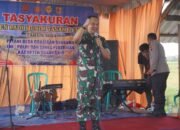 Sinergitas Tiga Pilar Panen Raya Bersama di areal persawahan Dk. Grogol, Ds. Grajegan, Kec. Tawangsari