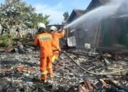 Rumah Milik warga Desa Kurungan Nyawa ludes di Lalap Sijago Merah Damkar Pesawaran Tidak Aktif Saat di Telpon.