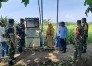 Babinsa Demangan Turut Monitoring Program Irigasi Pompanisasi