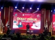 Komisi Pemilihan Umum ( KPU) Kabupaten Kediri Mengadakan Debat Publik Perdana Untuk Pasangan Bupati dan Wakil Bupati Tahun 2024.