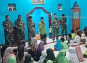 Pengabdian Untuk Rakyat,Personil Satgas TMMD 122 Jadi Guru Ngaji di Madrasah Diniyah Takmiliyah (Riyadhus Sholichin) Pagung
